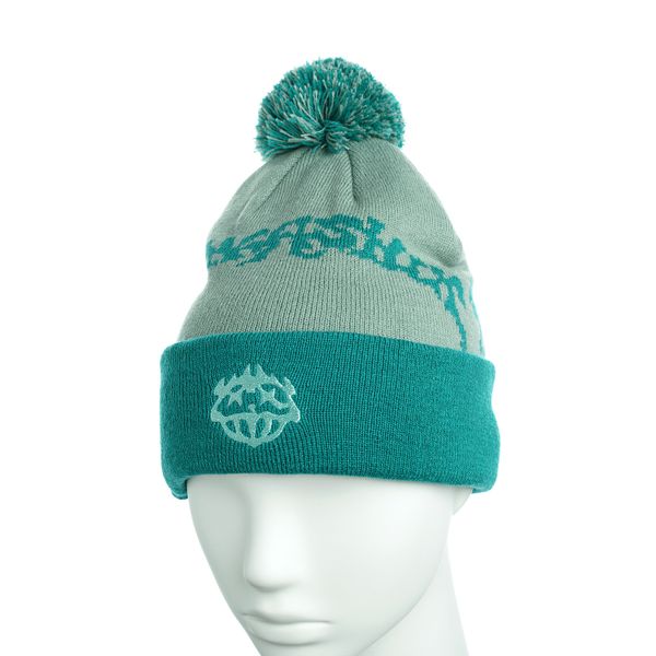 Шапка Logo Face Изумрудная - фото 1