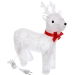 Фигура светодиодная «Маленький олень» 33*13*36 см, 30 лампы LED, (авторежим), 220V, Белый