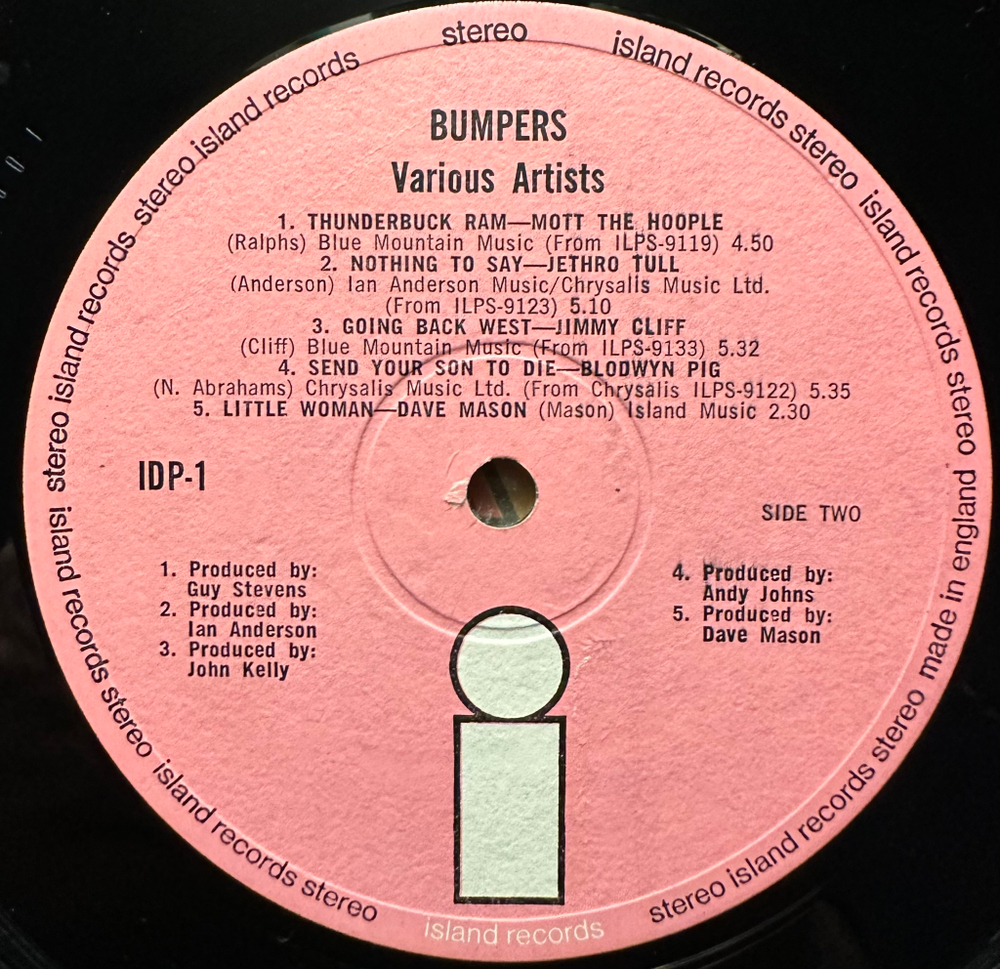 Bumpers 2LP (Англия 1975г.)