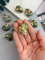 Подвеска ракушка, 30*35 мм, 2 штуки