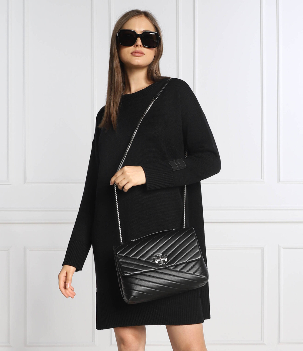 кожаная сумка через плечо kira TORY BURCH - черный(90446)