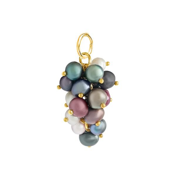 Подвеска Гроздь из жемчуга multi