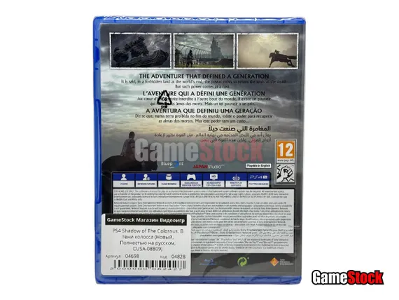 PS4 Shadow of The Colossus. В тени колосса (Новый, Полностью на русском, CUSA-08809)