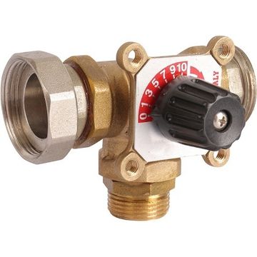 Насосная группа Rommer 1" с 3-х ходовым приводным смесителем без насоса (RDG-0003-012501)