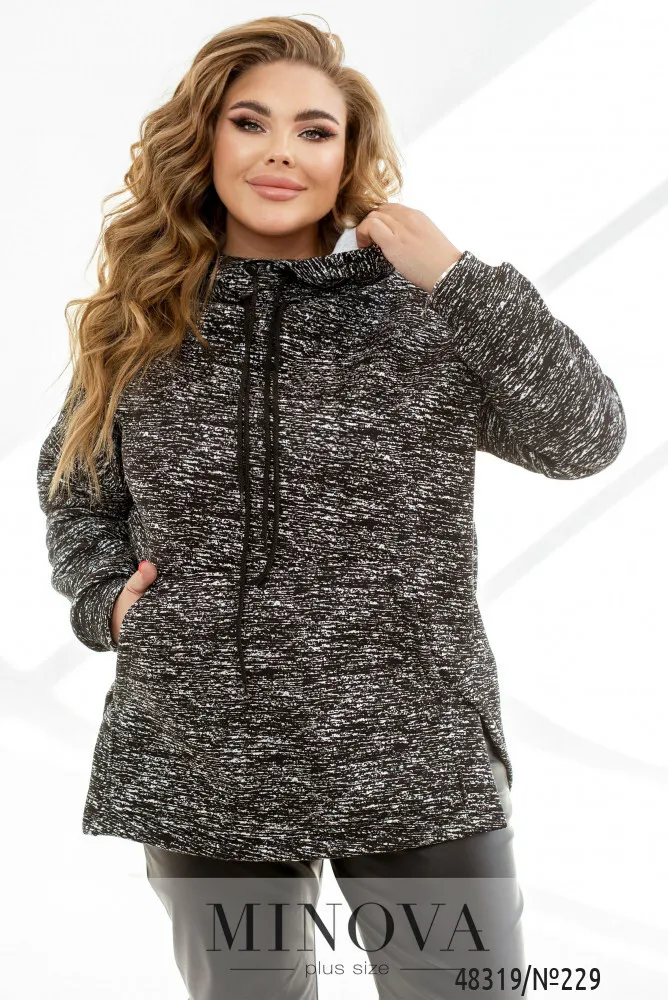 Худи 229-Черный Minova