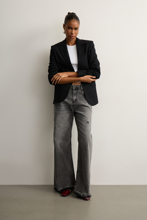 Жакет прямого силуэта