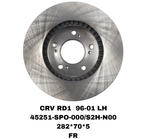 ТОРМОЗНЫЕ ДИСКИ HRV FR