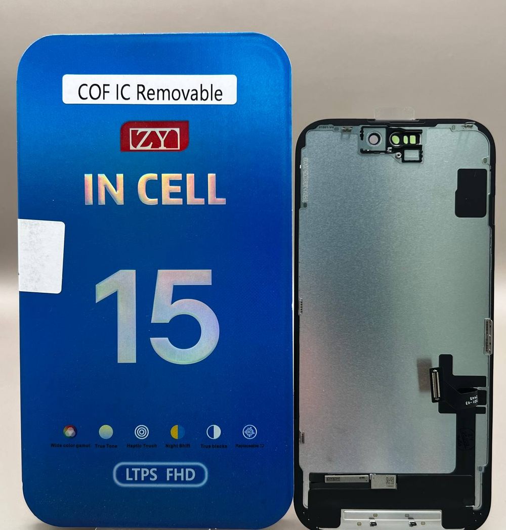 Дисплей iPhone 15 1080P Full HD COF incell ZY