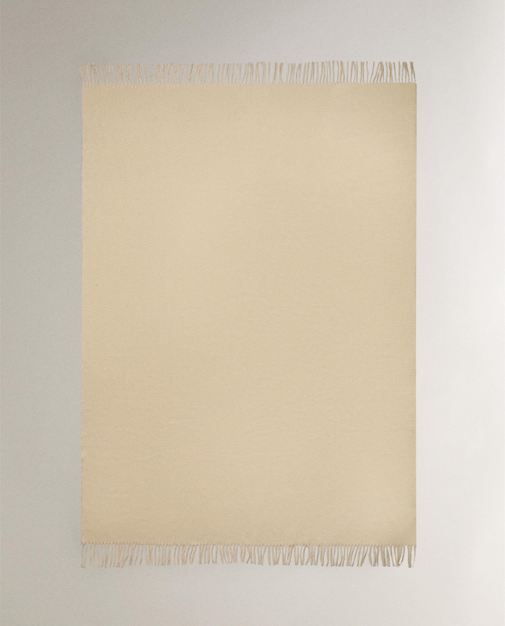 Zara Home плед из полиэстера, экрю, 140x190 см · 3367/004