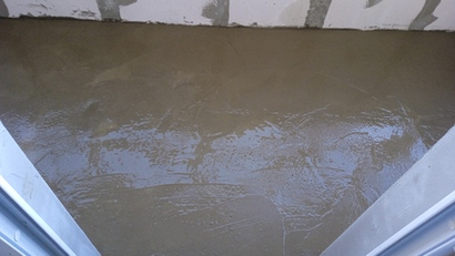 Работы по подготовке покрытия стяжкой на цементной основе