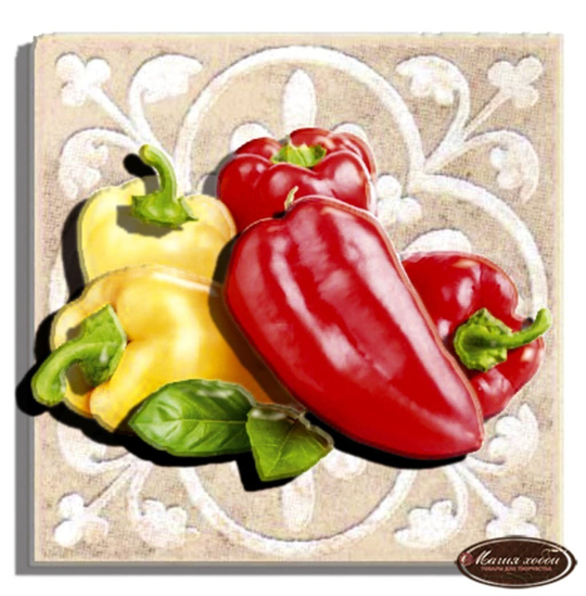 Папертоль РТ150010 "Перчики" 10*10