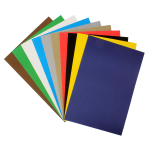 Картон цветной А4 10л 10цв "Панда" волшебный немелованный в папке