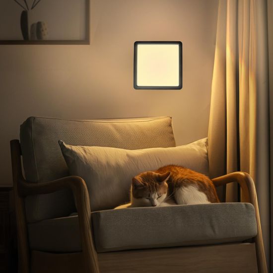 CL738K181V Бейсик Черный Св-к Накл. LED 18W*Мульти