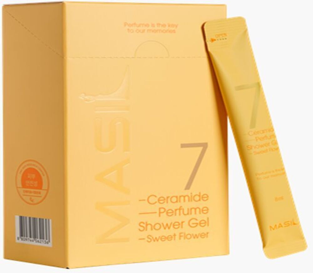 Masil 7 Ceramide Perfume Shower Gel Sweet Flower гель для душа с керамидами и ароматом цветов