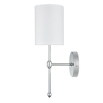6589/1W CLASSI LN25 60 хром/белый, металл/текстиль Бра E14 1*40W 220V LATTI