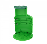 Кессон для скважины Мультпласт Термит 1-1 вертикальная (1270x1270x1700см;65кг;зеленый) - арт.555485.1