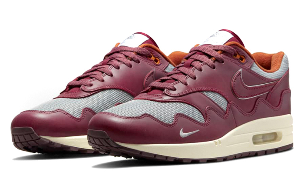 Кроссовки Patta X Nike Air Max 1 "Night Maroon"