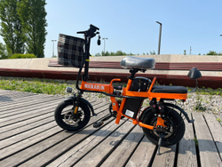 Электровелосипед раскладной Z-1 orange