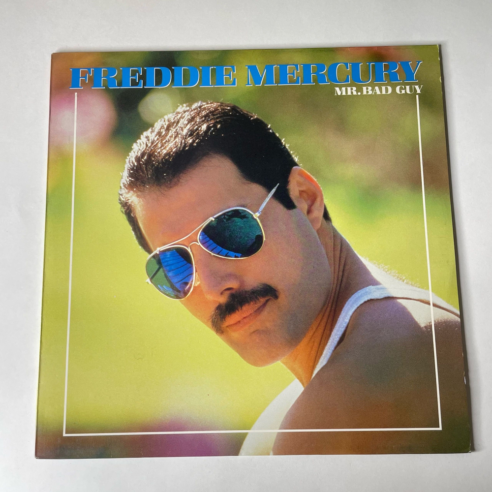 Винтажная виниловая пластинка LP Freddie Mercury Mr. Bad Guy (Нидерланды 1985)