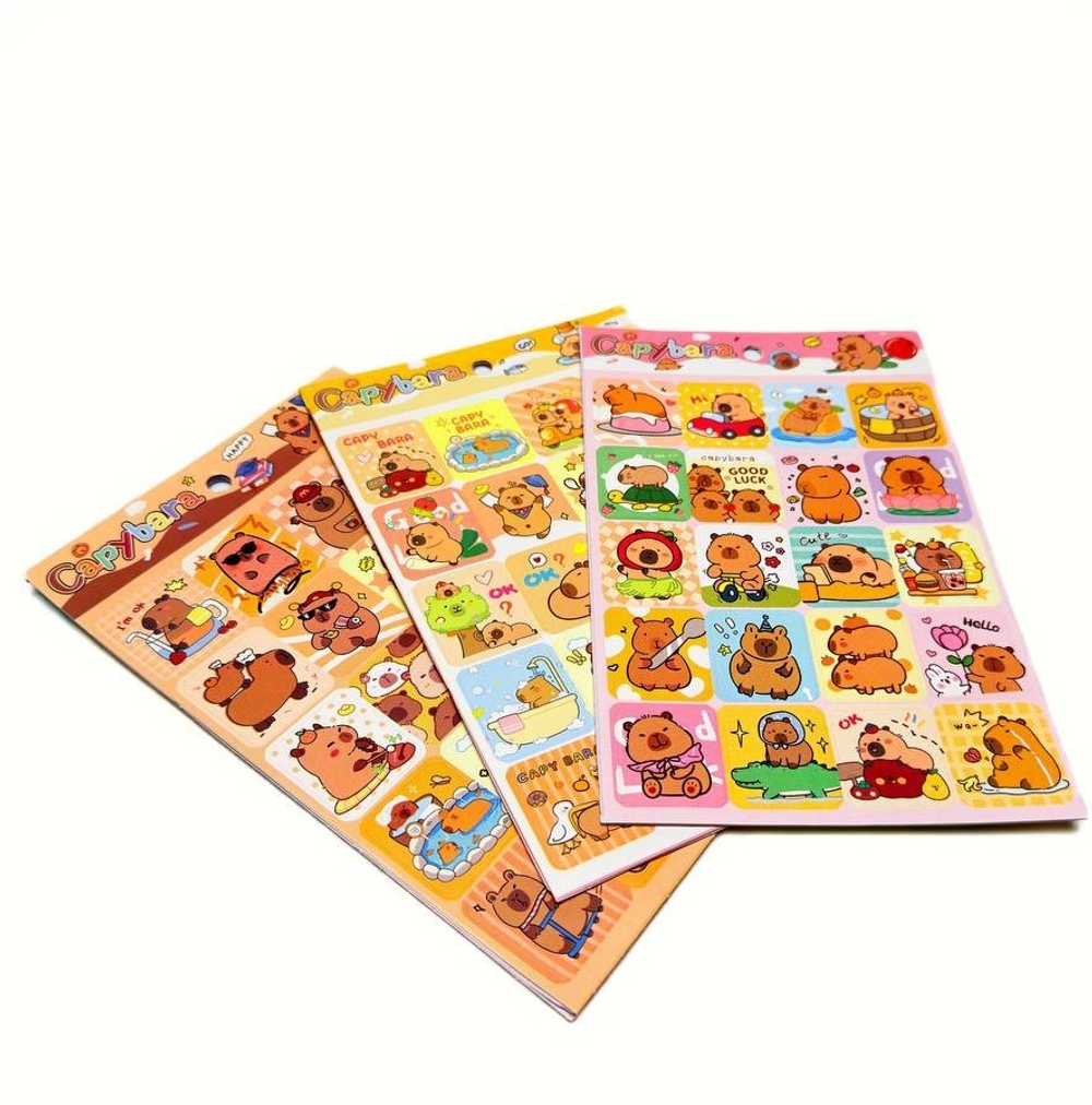 Набор стикеров "Капибара" оптом