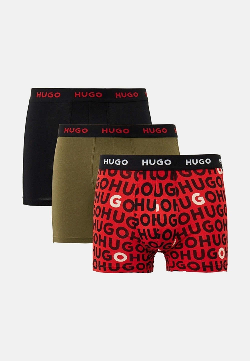Трусы (набор 3шт) мужские HUGO BOXERBR TRPLT DESIGN 10260754 01