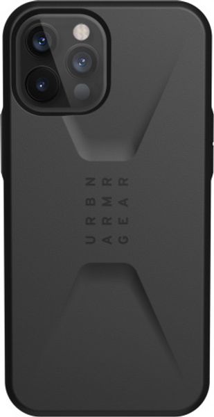 Чехол-накладка UAG Civilian для Apple iPhone 12 Pro Max 6.7" черный (Black) 11236D114040