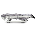 Санки-коляска "Наши Детки 3-1К" с ромбиками серый