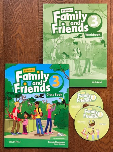 Family and Friends 3 (2nd edition) Class Book + Workbook + CD