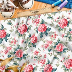 Ткань Ниагара Софт песня цветущих пионов