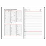 Ежедневник недатированный А5 (138х213 мм), BRAUBERG VISTA, под кожу, гибкий, 136 л., "Ultraviolet", 111990