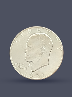 Монета 1 доллар 1971 года (S) "Лунный доллар" США