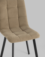 Стул Oliver Square велюр капучино