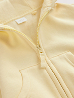 Толстовка с капюшоном на молнии для девочки Next AD3-961, Светло-желтый