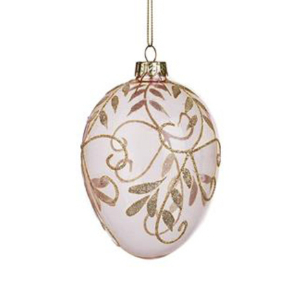 Декоративная подвеска "Яйцо с цветами"