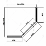Душевая система RGW Shower Panels SP-6143-01 50140801-01 хром