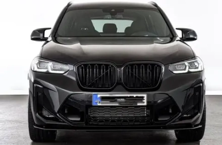 Карбоновая губа переднего бампера для BMW X3M/X4M F97/F98 Рестайлинг 2021+ БМВ