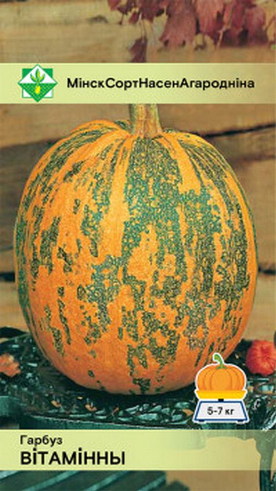 Тыква "Витаминная" 10шт, Россия.