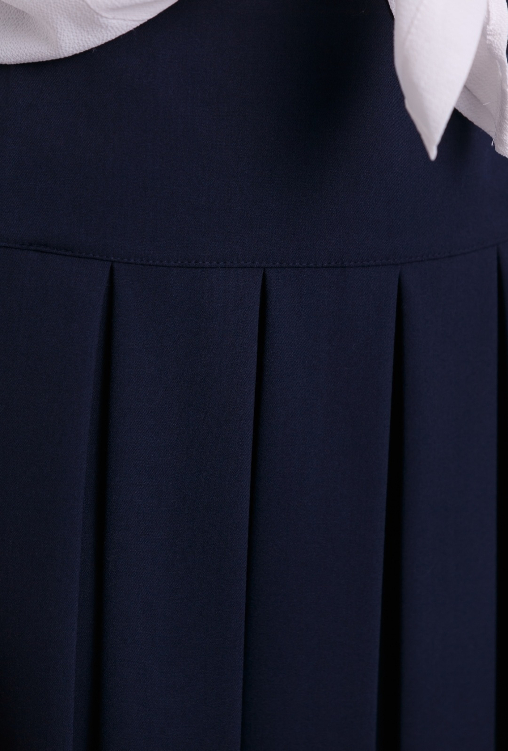 Юбка школьная для девочки девочковая женская складка гофре плиссе плиссированная в складку синяя 44 S M