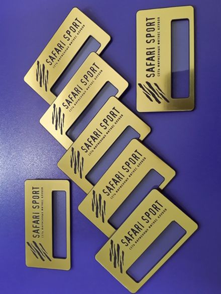 Бейдж пластик 90х50мм с окном