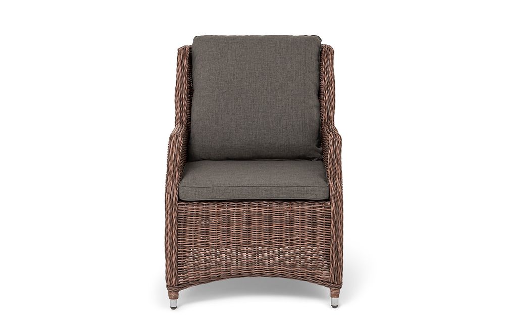 "Неаполь" плетеный стул из искусственного ротанга, цвет коричневый