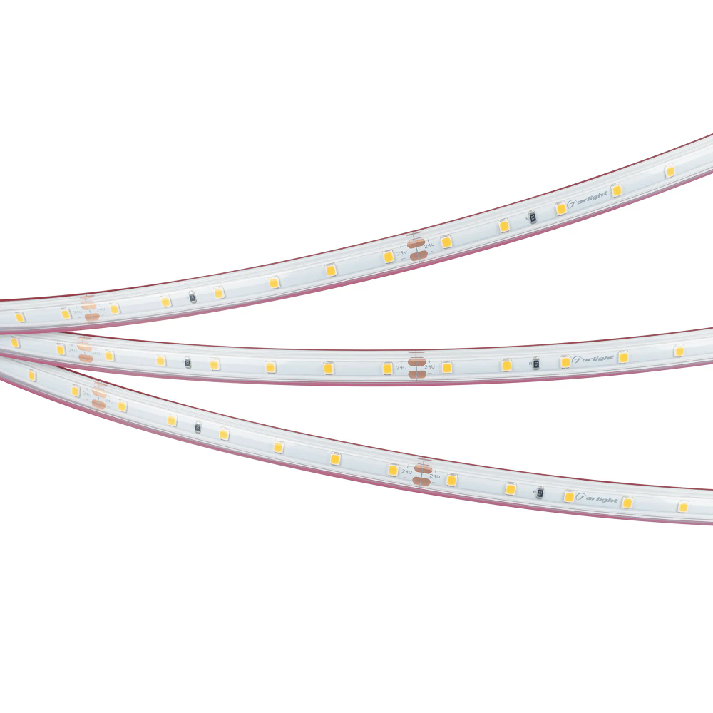 Светодиодная лента герметичная RTW-PS-A60-10mm 24V Warm2700 (4.8 W/m, IP67, 2835, 50m) (Arlight, -) 024566(2)