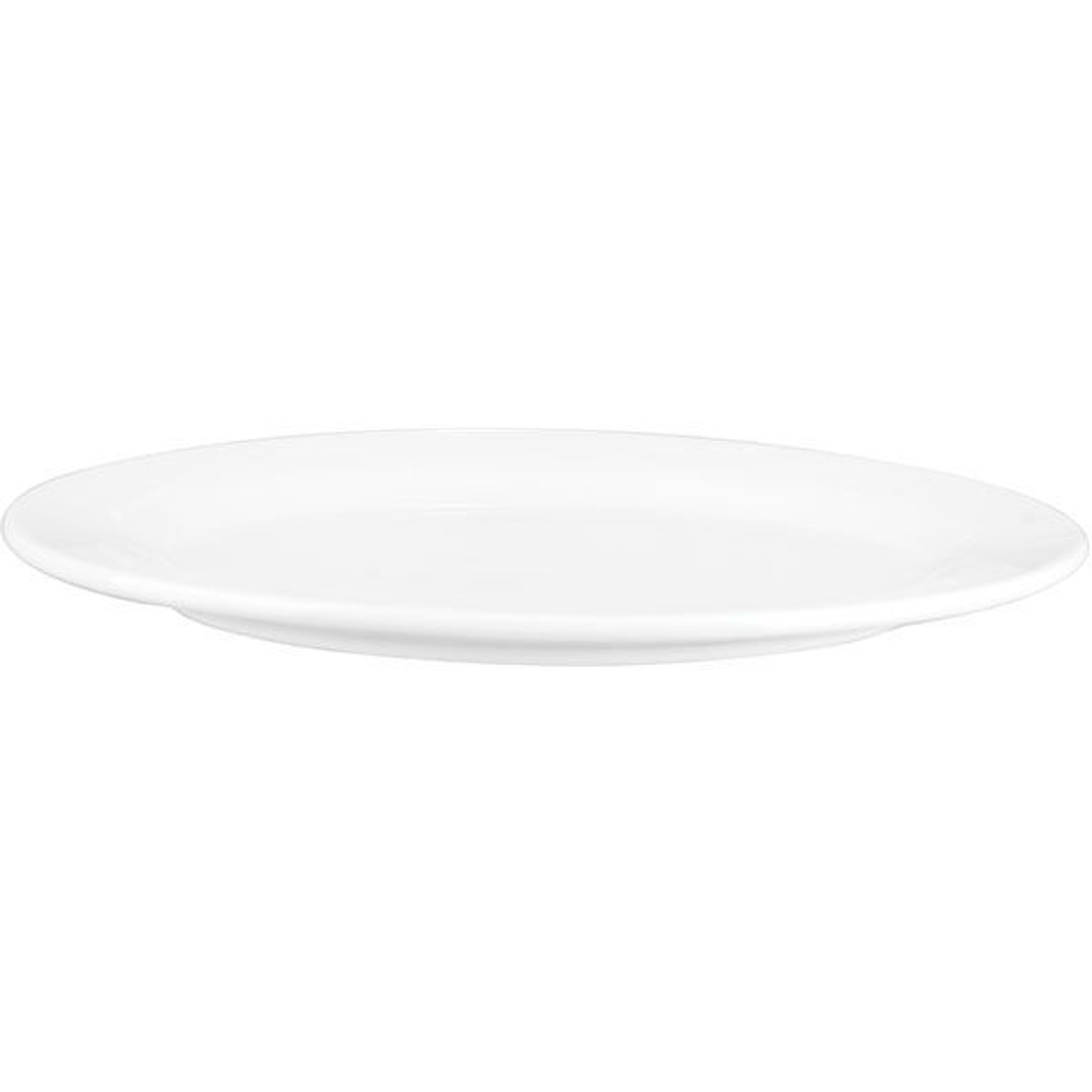 Блюдо «Кунстверк» овальное;фарфор;,H=22,L=310,B=217мм;белый (Цвет: белый)