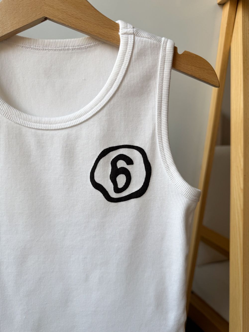 Хлопковый топ MM6 Maison Margiela, 128