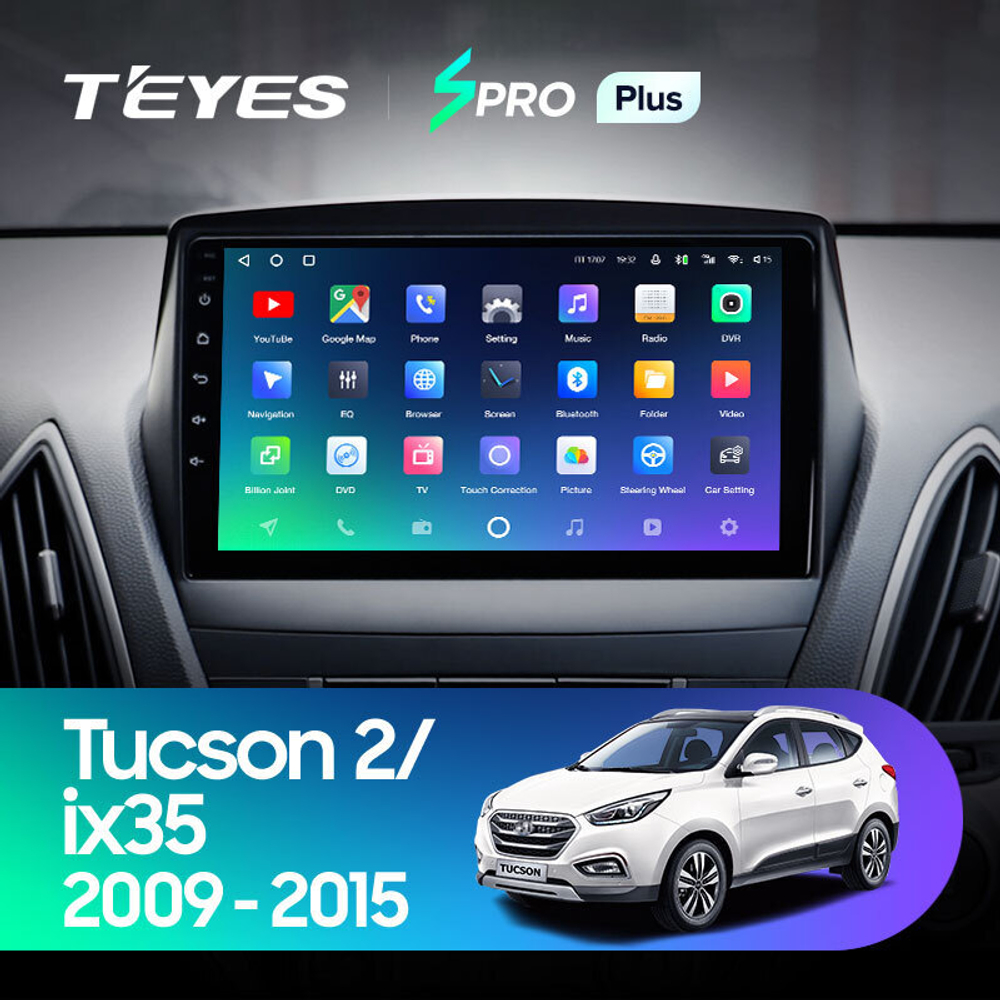 Teyes SPRO Plus 9" для Hyundai Tucson, ix35 2009-2015