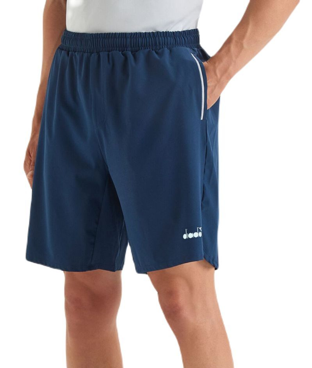 Мужские теннисные шорты Diadora Core 9" - небесный