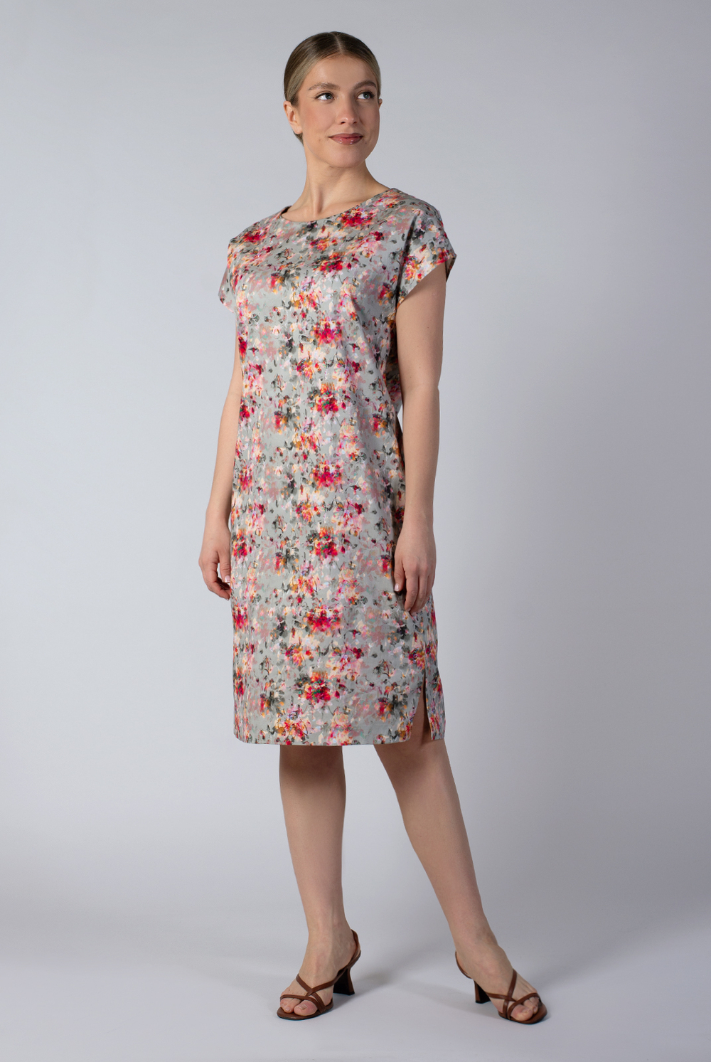 Платье женское 2906АП, Цветы #429Ца052906АП