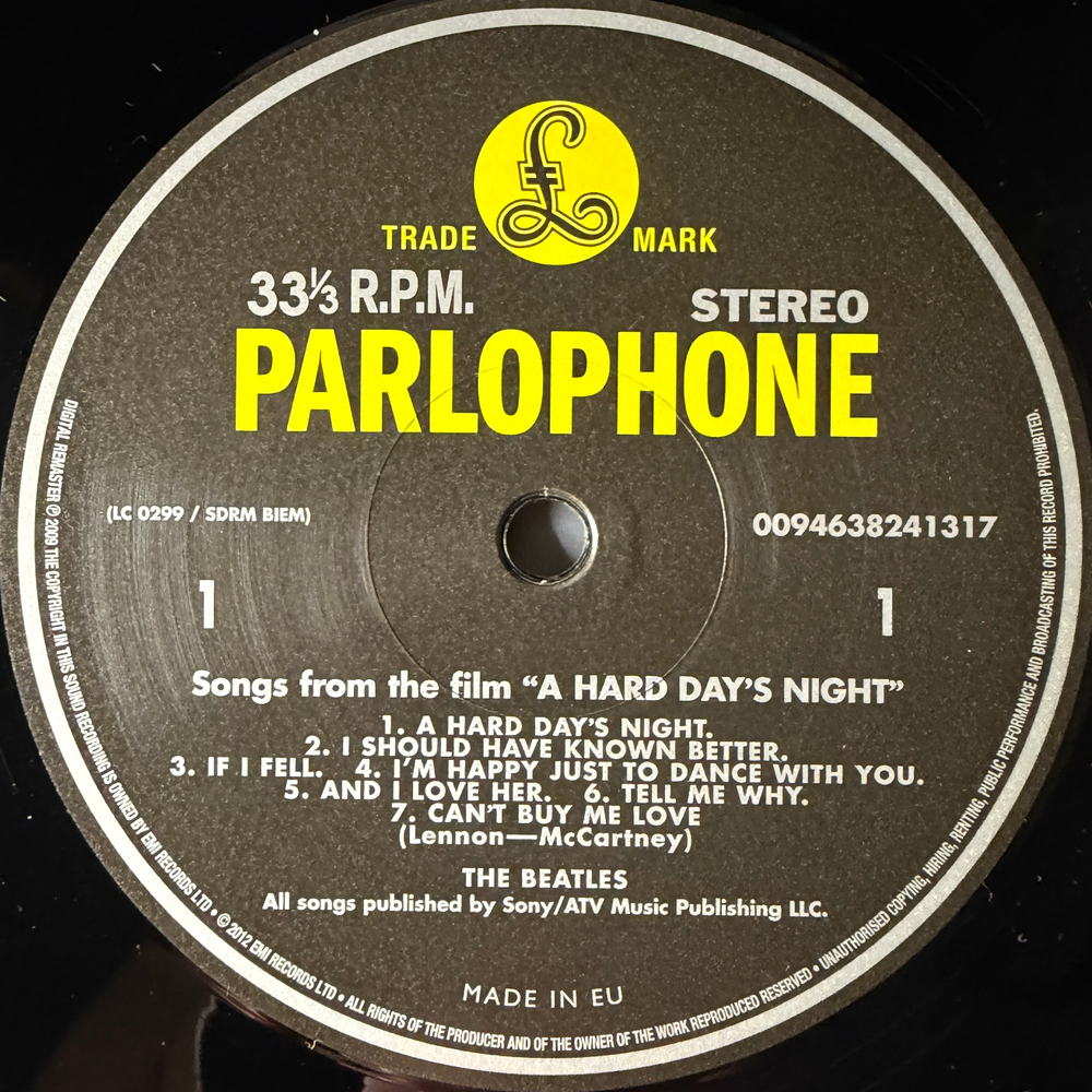 The Beatles - A Hard Day's Night (Европа 2012г.)
