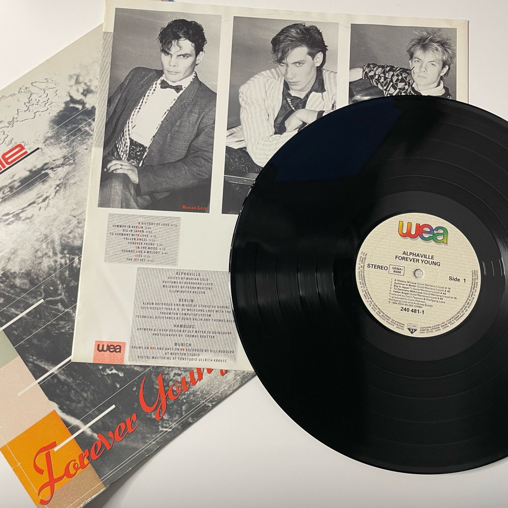 Винтажная виниловая пластинка LP Alphaville Forever Young (Германия 1984)