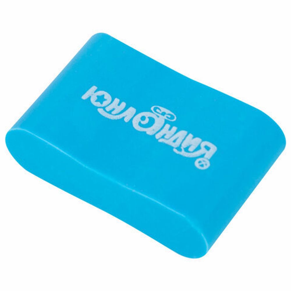 Ластик эргономичный ЮНЛАНДИЯ "СУПЕР", 33х21х10 мм, яркие цвета ассорти, 272667