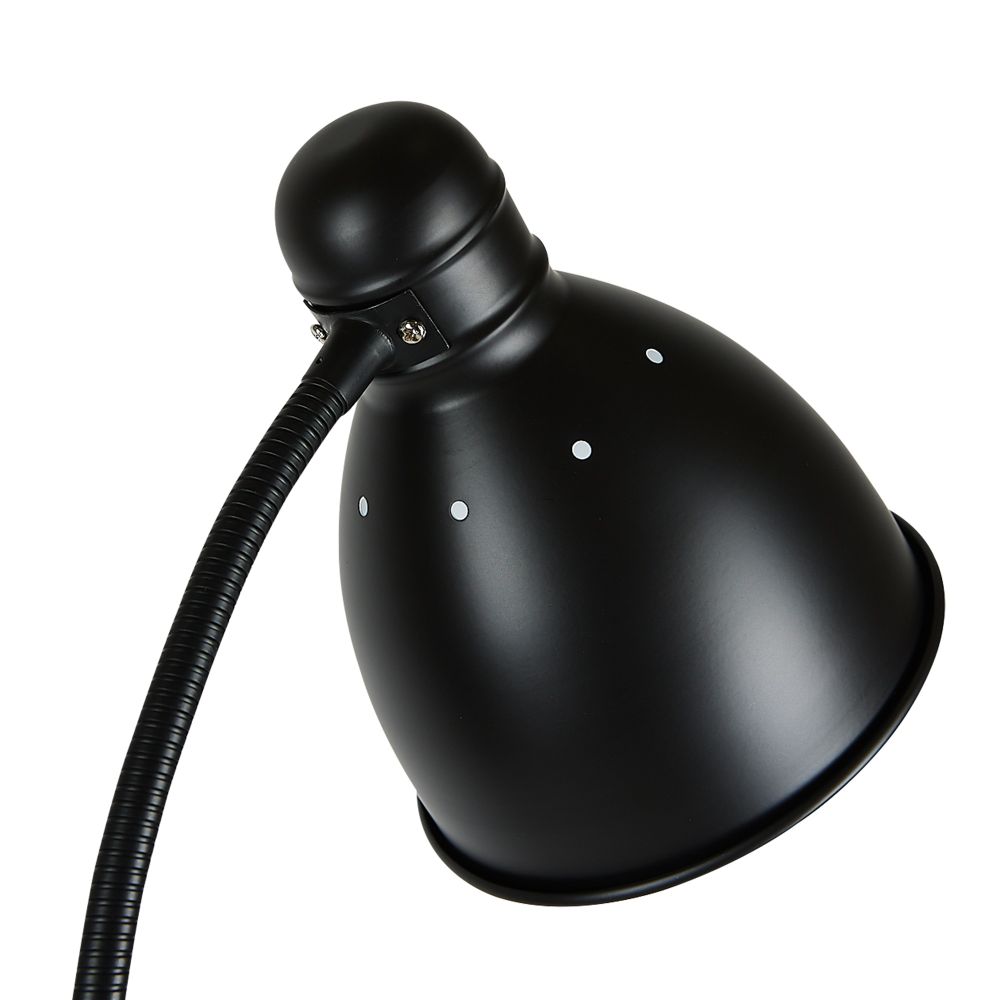 UML-T701 E27 BLACK Торшер напольный под лампу Е27. 60W. с регулировкой наклона. Механический выключатель. Черный. ТМ Uniel